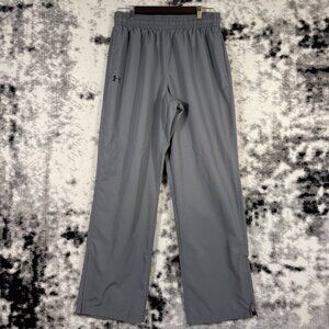 Under Armour Vital Woven Pants Mens Size Large Loose Fit Gray Performance‎ Activ